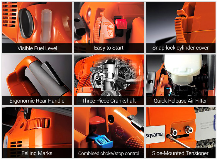 Husqvarna 445 18 inch Chainsaw Best Gutter Cleaning Tool