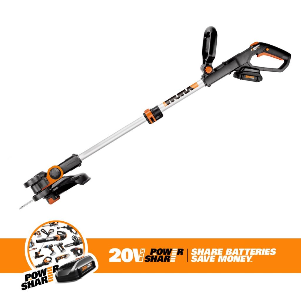 WORX WG163 GT 3.0 20V Cordless Grass Trimmer/Edger with Command Feed
